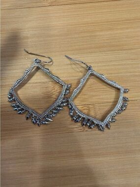 Kendra Scott Kensie Earrings Silver with  Dangles Earrings - Women Jewelry